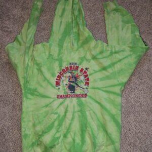 Green Womens Small Pullover Hoodie 2016 Wisconsin State Gymnastics Championship